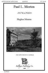 Antigonish SATB choral sheet music cover Thumbnail